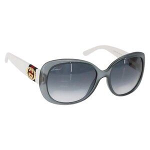 GUCCI Interlocking G Sunglasses plastic Blue White Auth am9454V